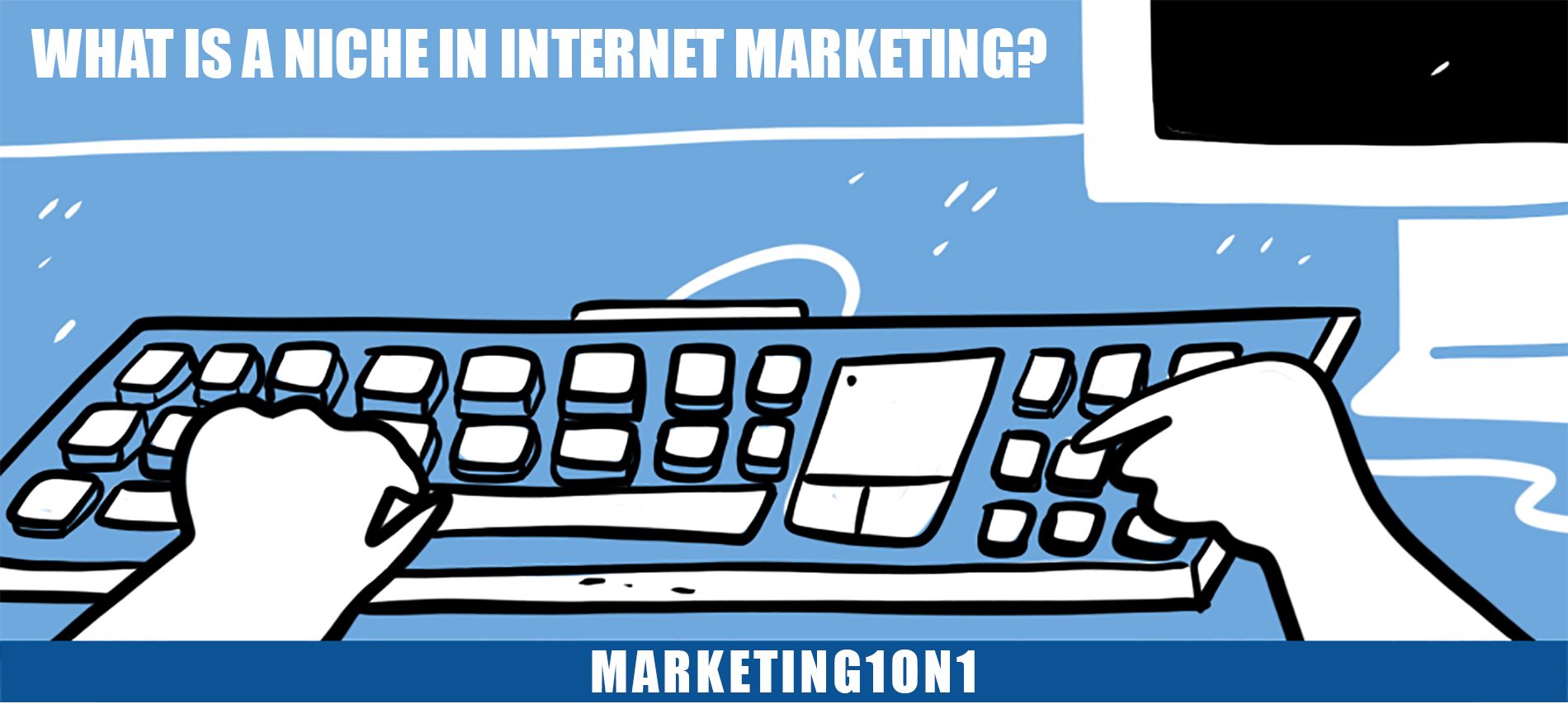 What is a niche in internet marketing?